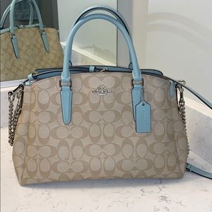 SOLD Coach Signature Sage Carryall